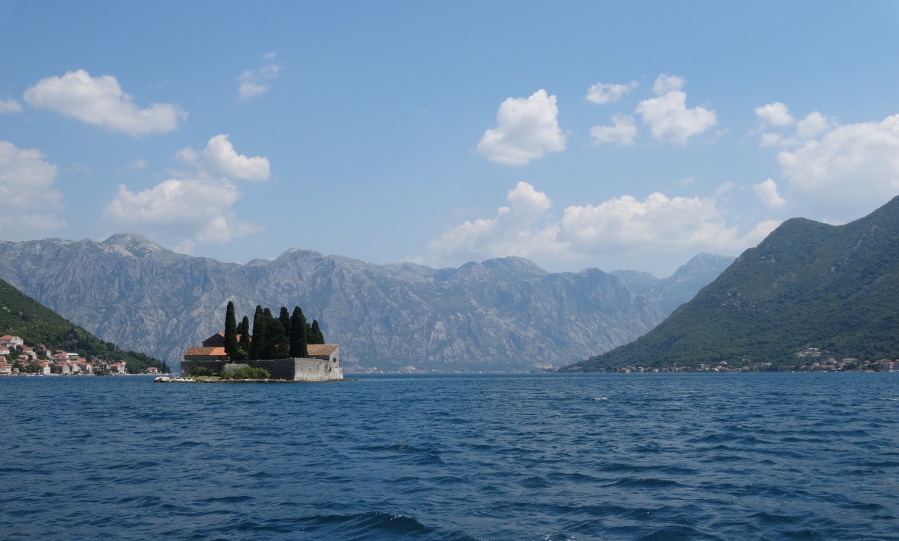 Entering the Kotor Bay: Ostrvo